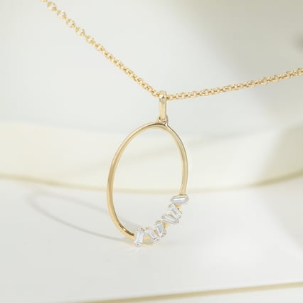 Zlatý přívěsek s lab-grown diamantem Rosie