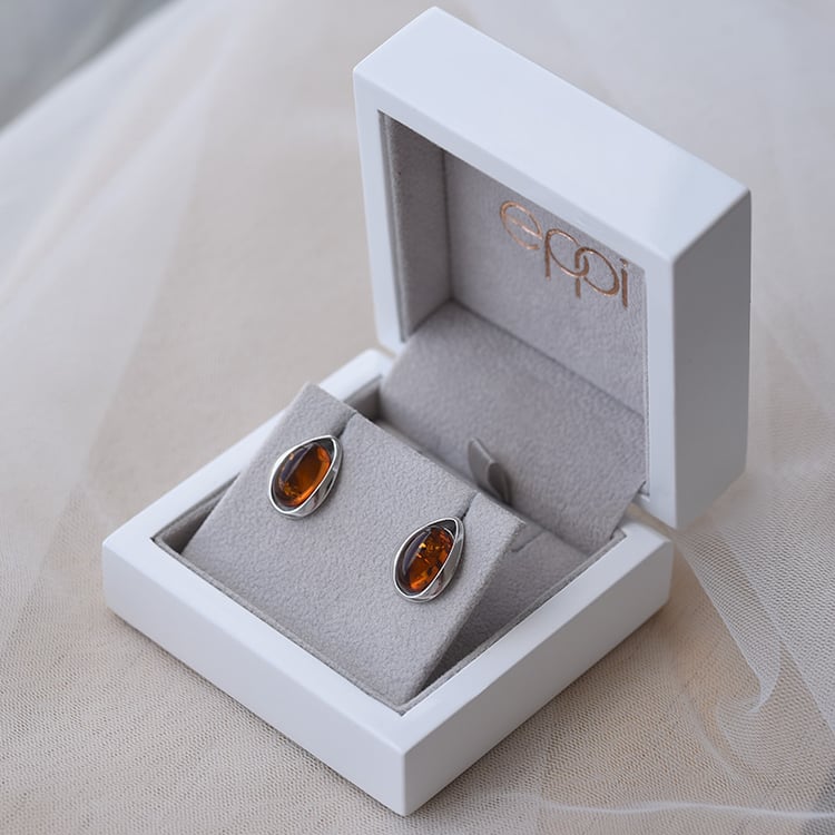 Jantarové náušnice 71260