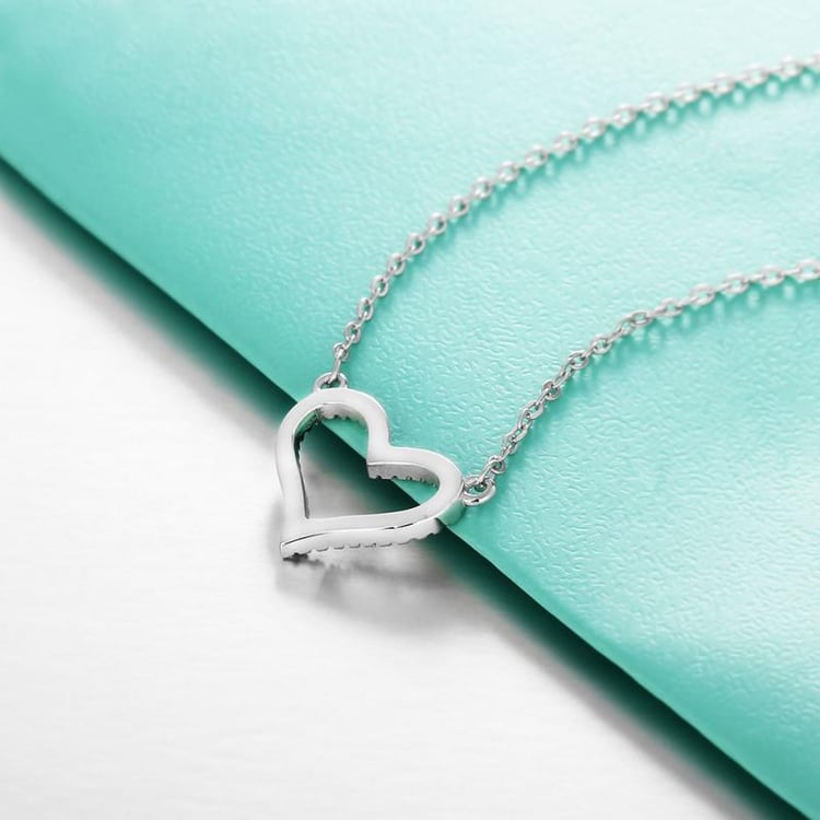 Náhrdelník platinovaný Heart 7511