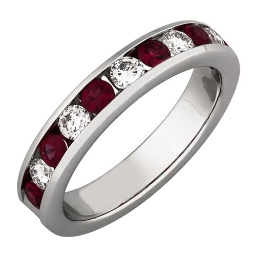 Obroučka s rubíny 