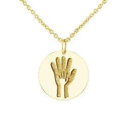 Přívěsek s gravírem rukou Mimi