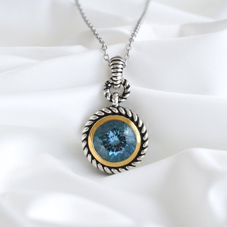 Topazový náhrdelník 81794