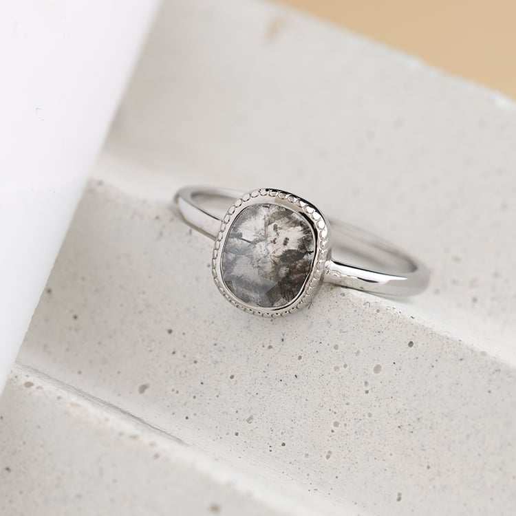 Prsten se salt and pepper diamantem Esther 122400