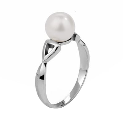 Prsten s perlou Bansari