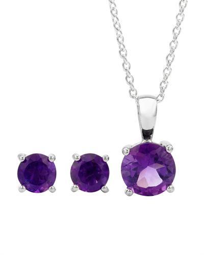 Stříbrná kolekce s ametysty