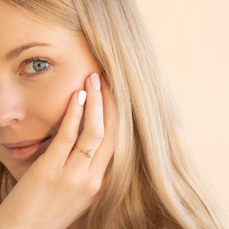 Prsten s lab-grown diamanty Lenora 102353