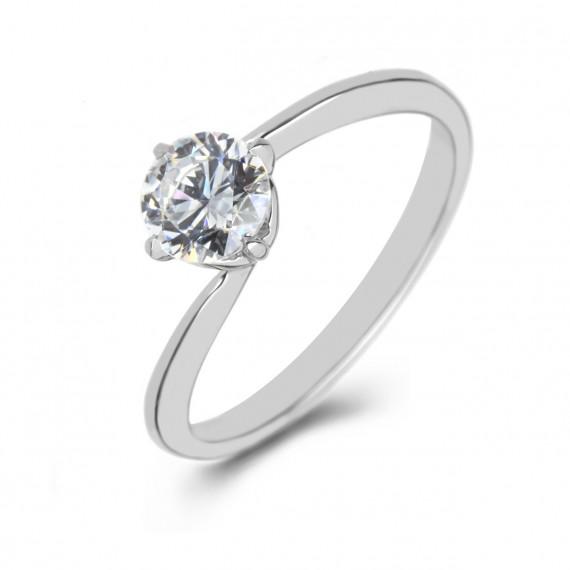 Platinový prsten Dros