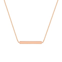 Jemný náhrdelník ze zlata Bar