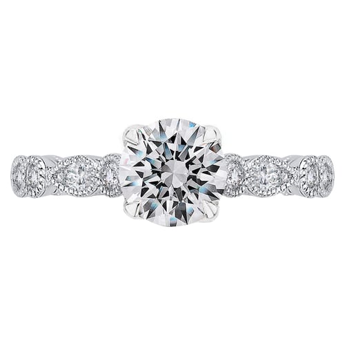 Vintage zásnubní prsten s lab-grown diamanty Noelani