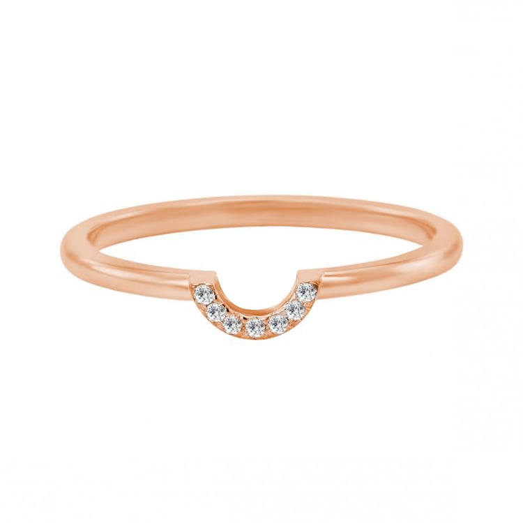 Prsten z růžového zlata 22479