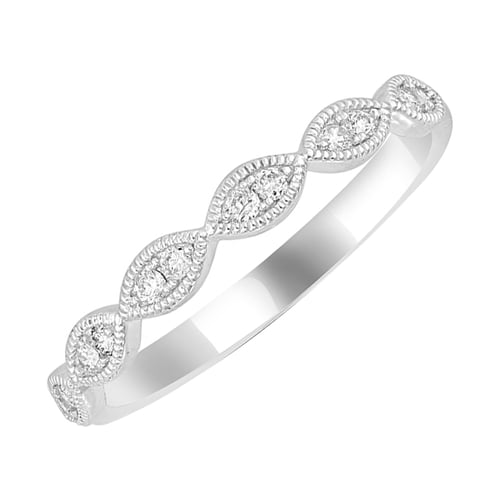Něžný eternity prsten s lab-grown diamanty Talita