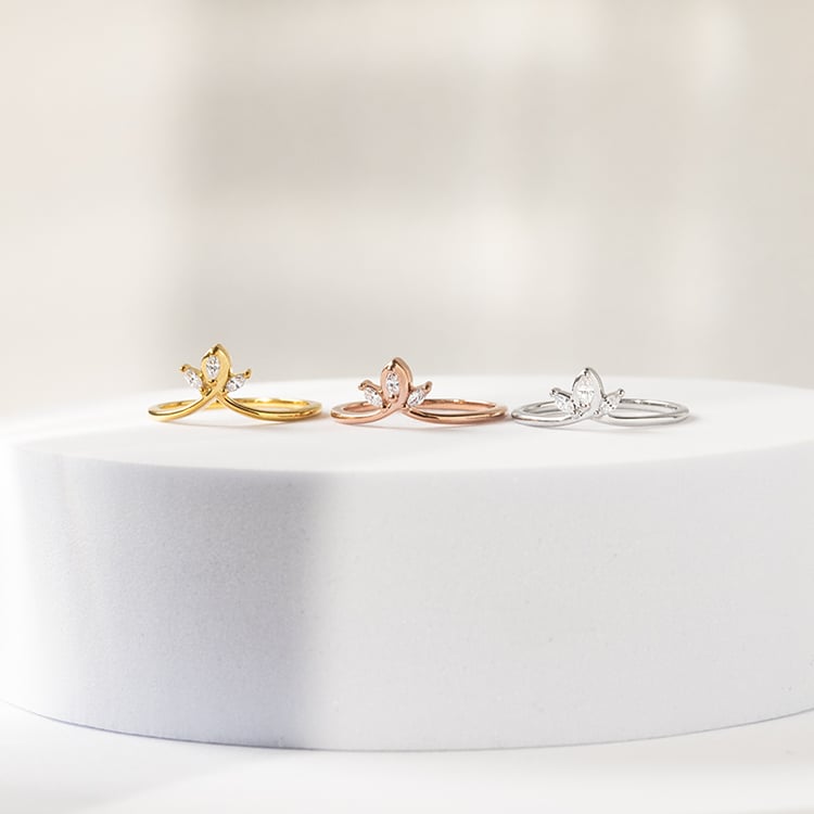 Vykrojený prsten s marquise diamanty Riori 141448