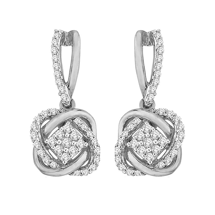 Diamantové náušnice