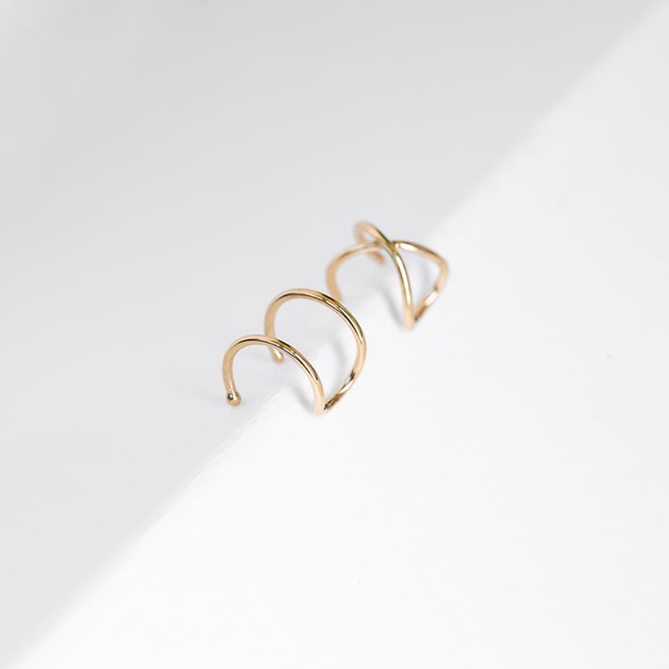 Zlatá záušnice Kauri 123099