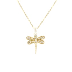 Přívěsek ve tvaru diamantové vážky Tammi