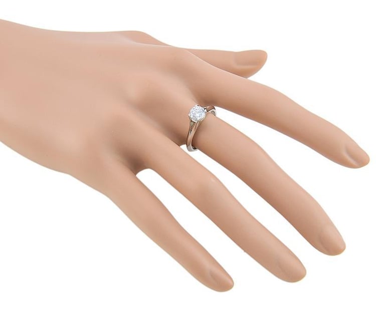 Zlatý zasnubní prsten Nilaya 1027