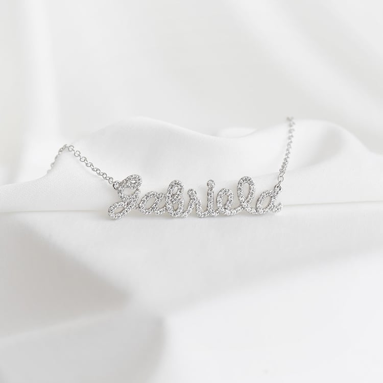 Zlatý diamantový náhrdelník 90392