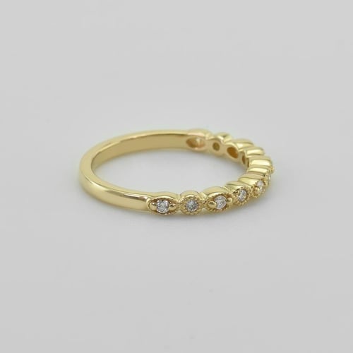 Vintage eternity prsten s lab-grown diamanty Paloma