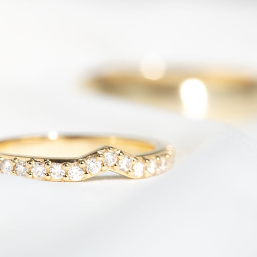 Vykrojený eternity prsten se zářivými diamanty Marveille
