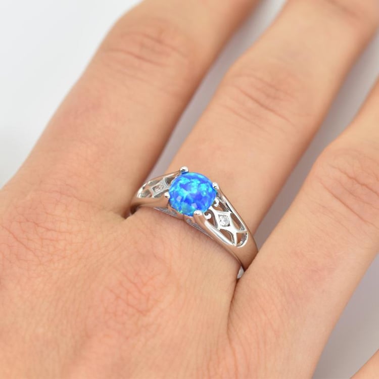 Opálový prsten 14829