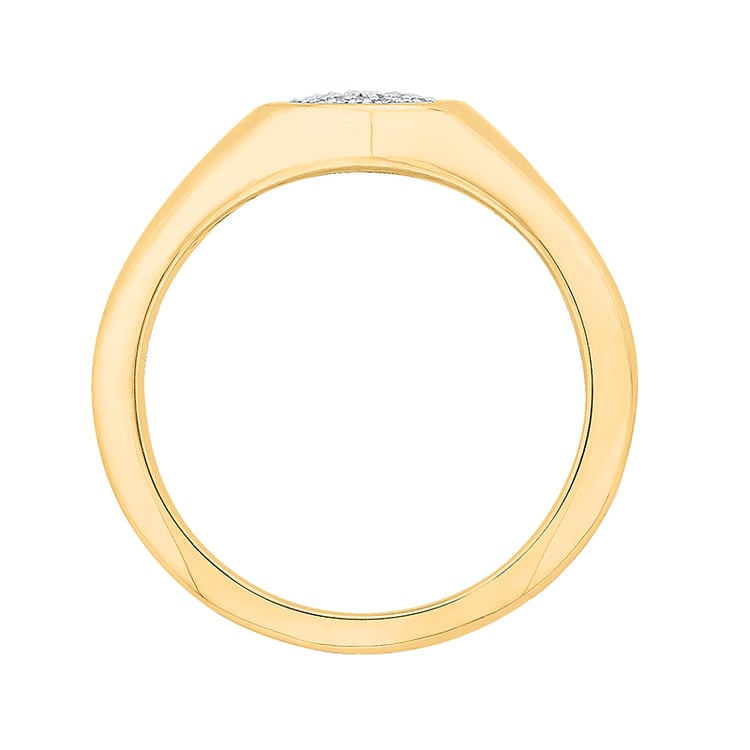 Diamantový pečetní prsten 63892