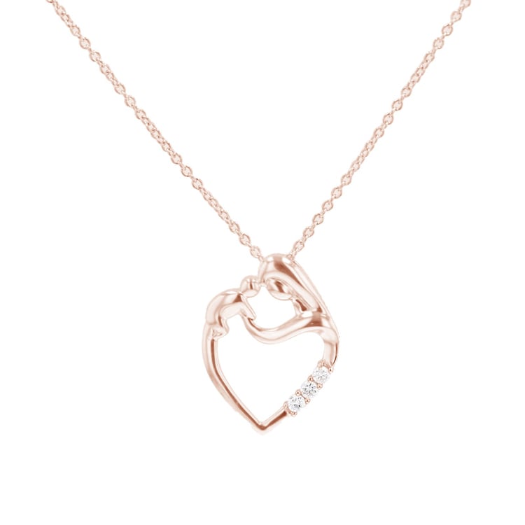 Přívěsek matka a dítě s lab-grown diamanty Eisa 99153