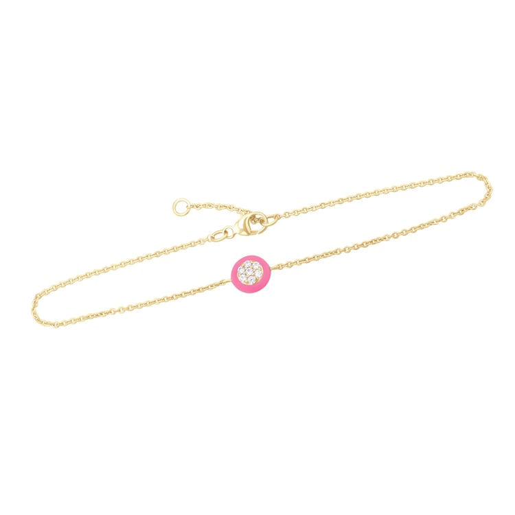 Keramický náramek s lab-grown diamanty Sofia 122813