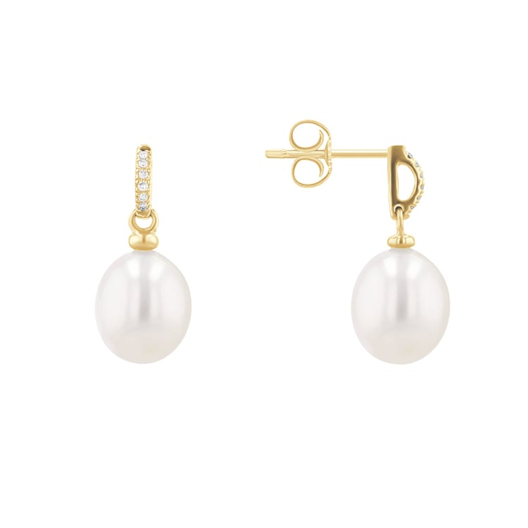 Zlatá perlová kolekce s diamanty Dudey 116032