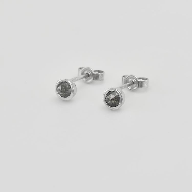 Zlaté náušnice s diamanty 39862