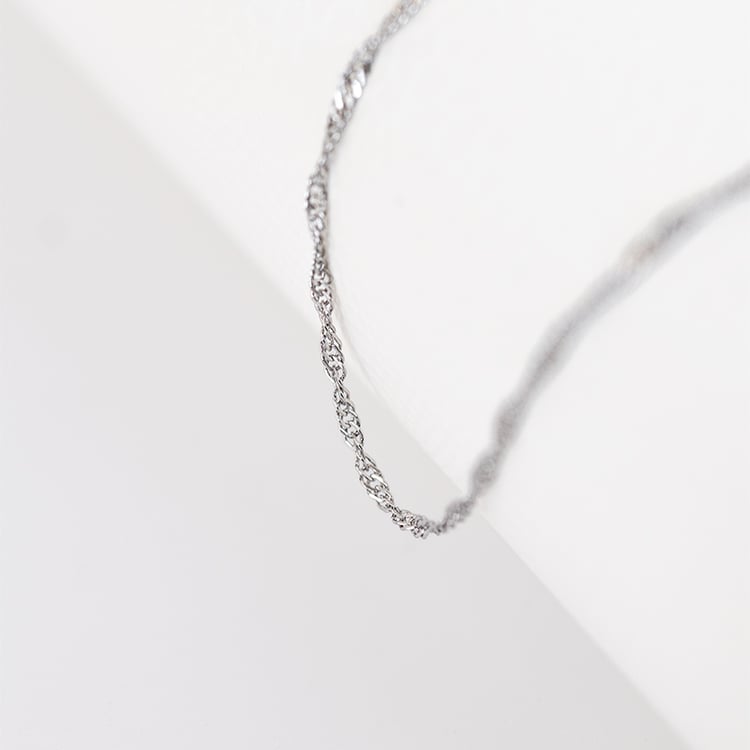 Singapur řetízek 42 cm ze stříbra 129588