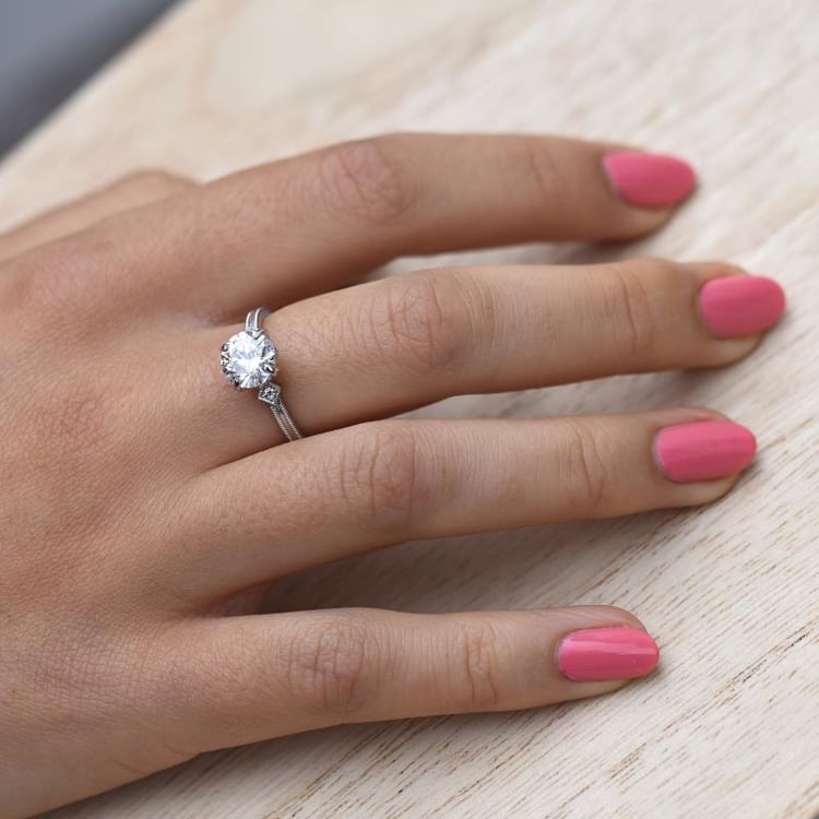 Zásnubní prsten ze zlata 79346