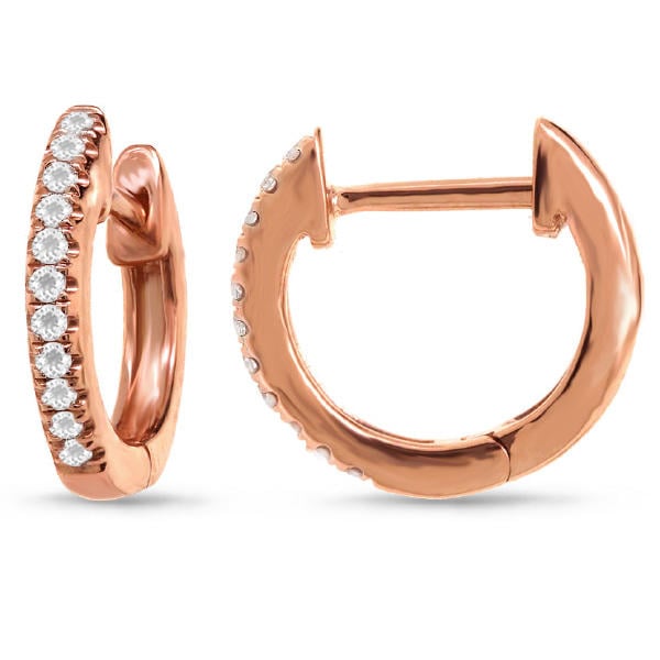 Zlaté kruhové náušnice s topazy