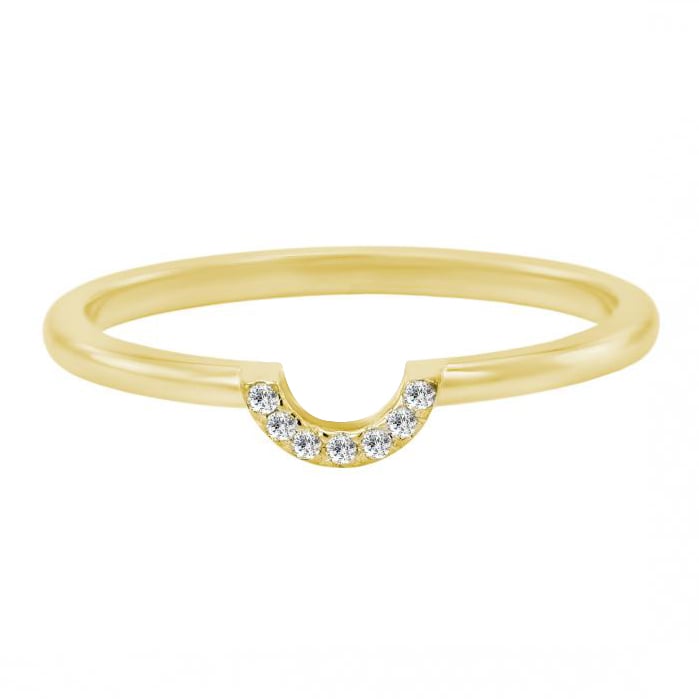 Zlatý prsten s diamanty 59372