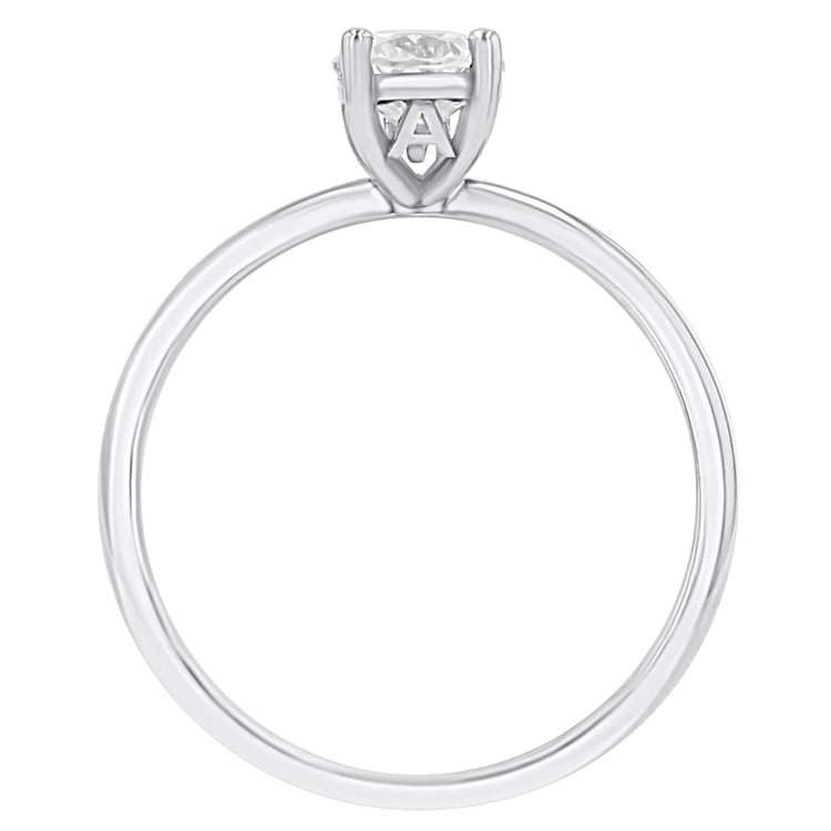 Zásnubní prsten s výběrem písmene a lab-grown diamanty Frost 167458