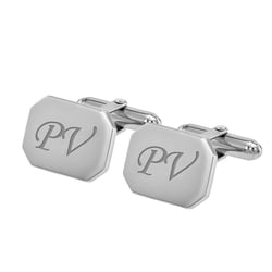 Stříbrné manžetové knoflíčky s gravírem Menno
