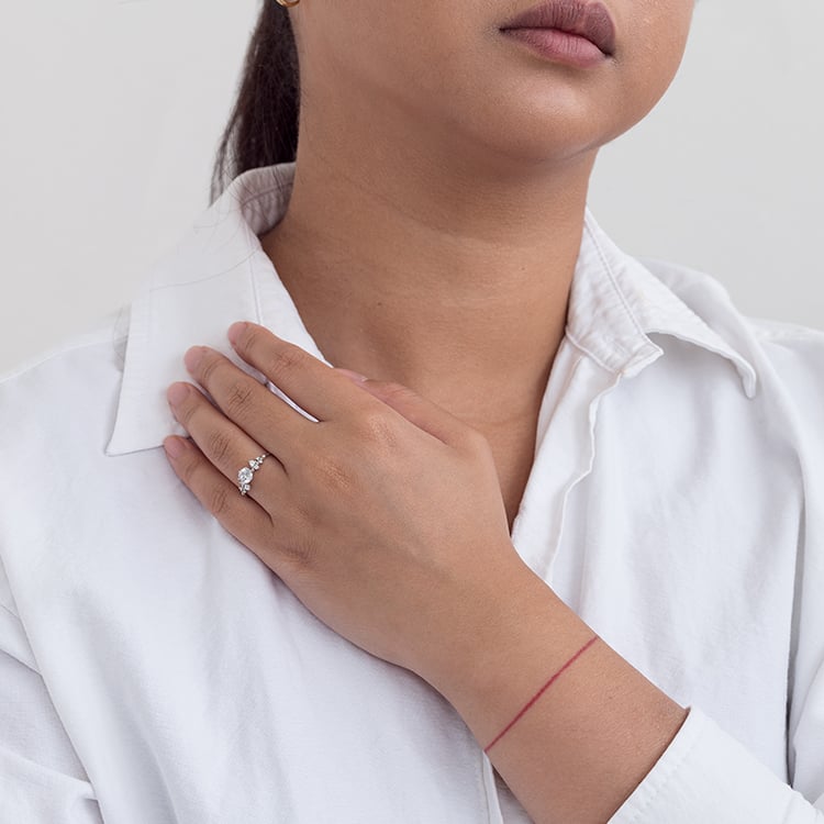 Zásnubní prsten s diamanty Olha 127880