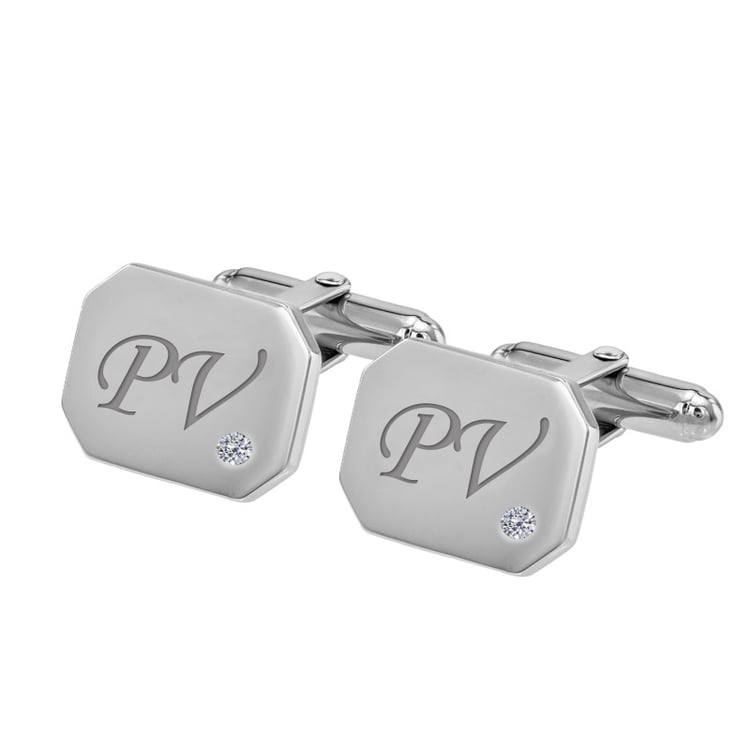 Manžetové knoflíčky s diamanty 69786