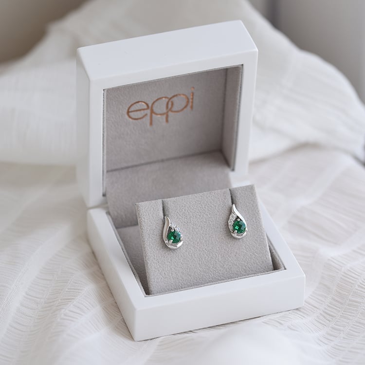 Náušnice se smaragdy 74505