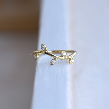 Diamantový prsten ve tvaru větvičky Nereus