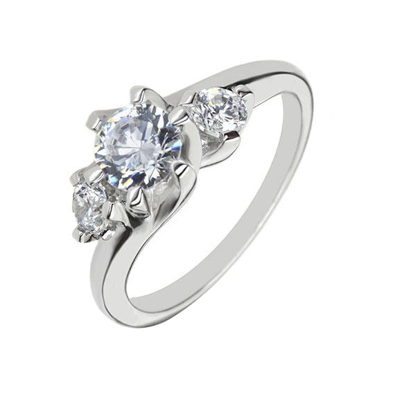 Platinový prsten Talya