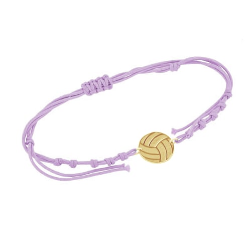 Šňůrkový náramek míč s gravírem dle vaší volby Volleyball