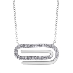 Zlatý náhrdelník s lab-grown diamanty Aly