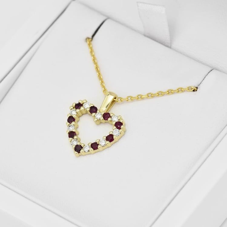 Srdíčkový náhrdelník 17327