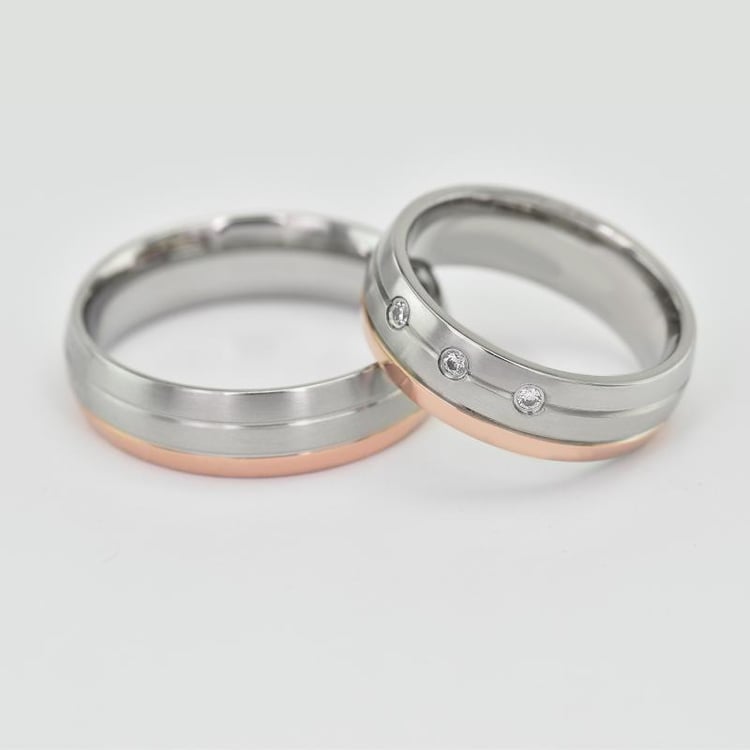 Snubní prsteny s diamanty 21880