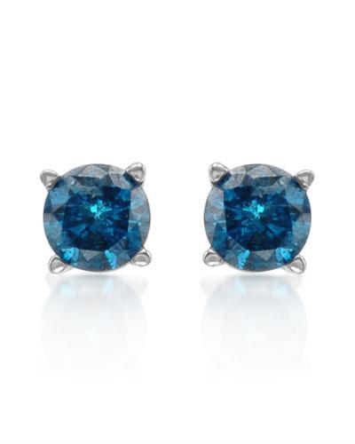 náušnice z bílého zlata