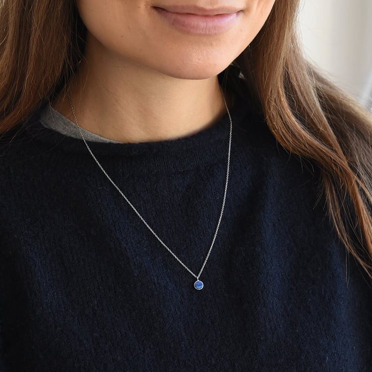 Přívěsek s modrým opálem 71786