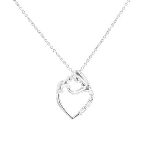 Přívěsek matka a dítě s diamanty Eisa