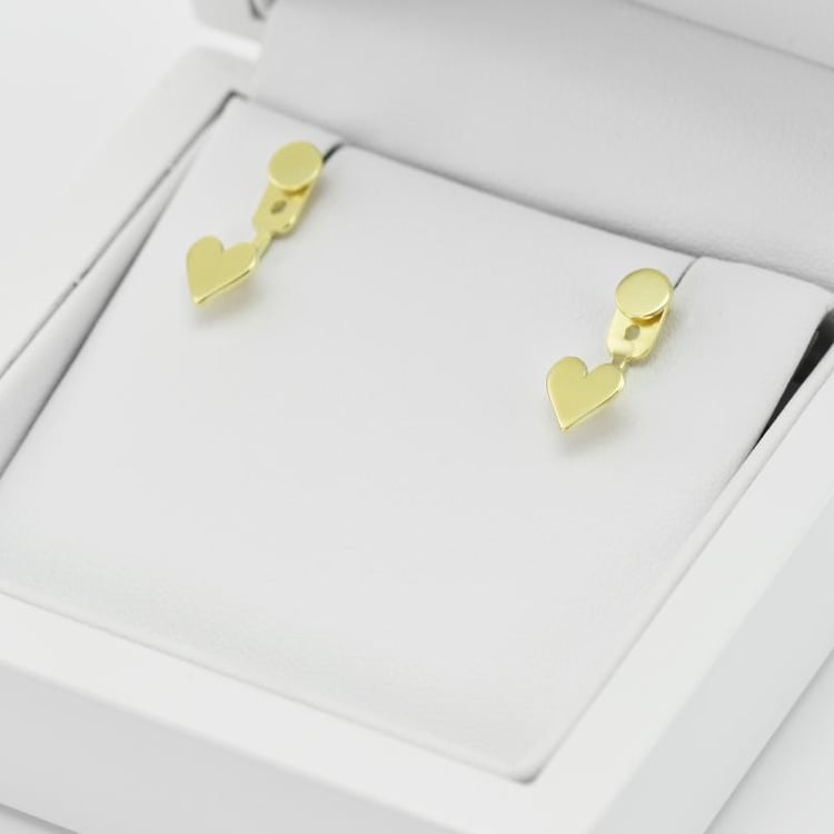 Zlaté napichovací náušnice 16189