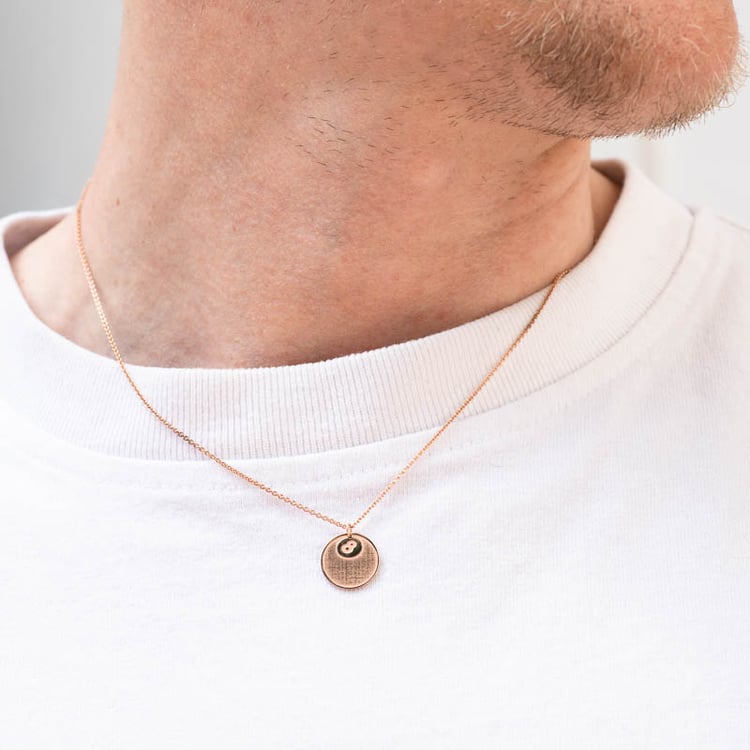 Stříbrný přívěsek míč s gravírem dle vaší volby Billiard 123611