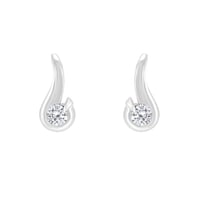Elegantní náušnice s 0.20 ct diamanty Evert